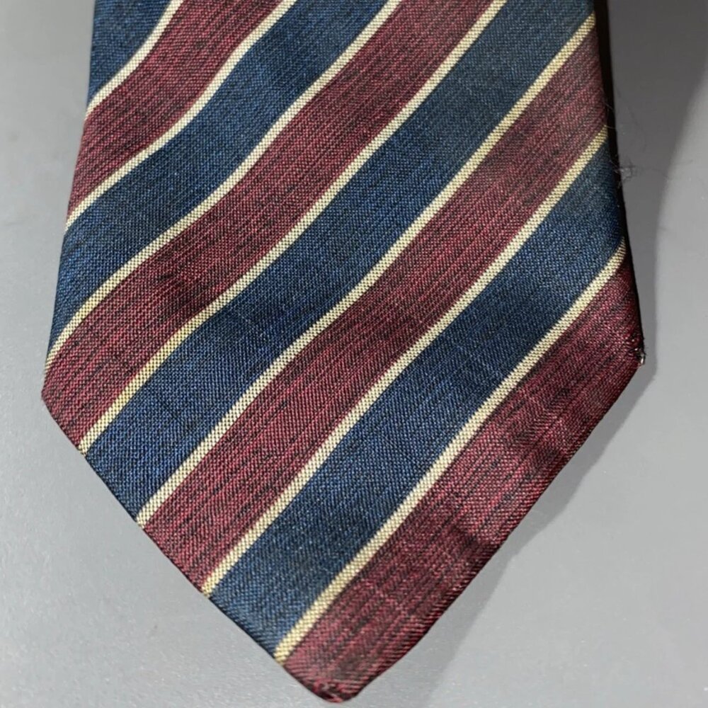Vintage Maximilian 50s 60s Necktie Men Tie Striped Rat Pack MCM Mod Madmen